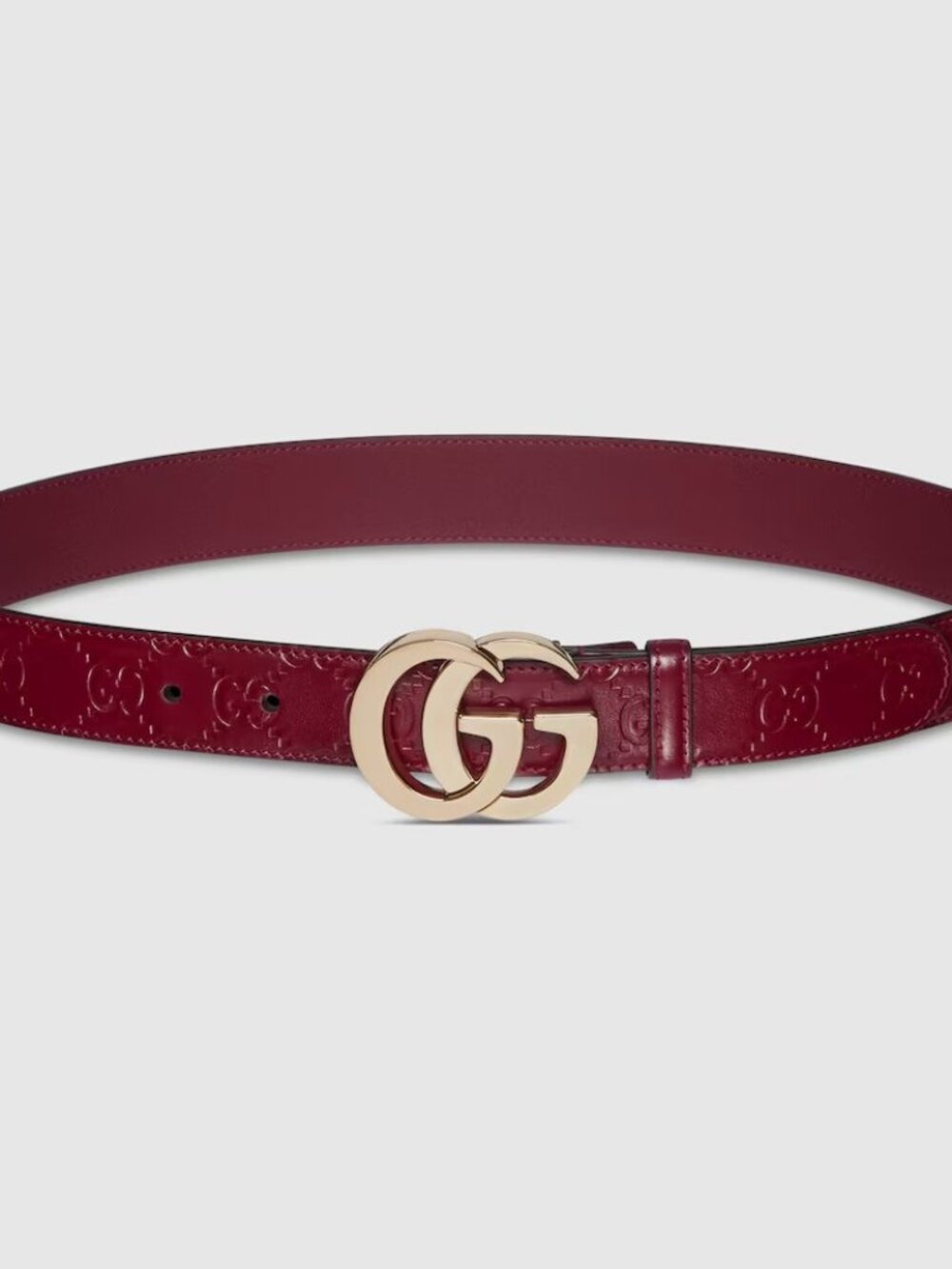 New Gucci Milano Rosso Ancara Women’s Belt Brand Size 100